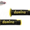 A450 COPPIA MANOPOLE NERO / GIALLO RACING DOMINO UNIVERSALI