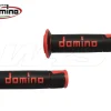A450 COPPIA MANOPOLE NERO / ROSSO RACING DOMINO UNIVERSALI