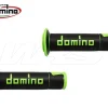 A450 COPPIA MANOPOLE NERO / VERDE RACING DOMINO UNIVERSALI