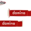 A450 COPPIA MANOPOLE ROSSO / BIANCO RACING DOMINO UNIVERSALI