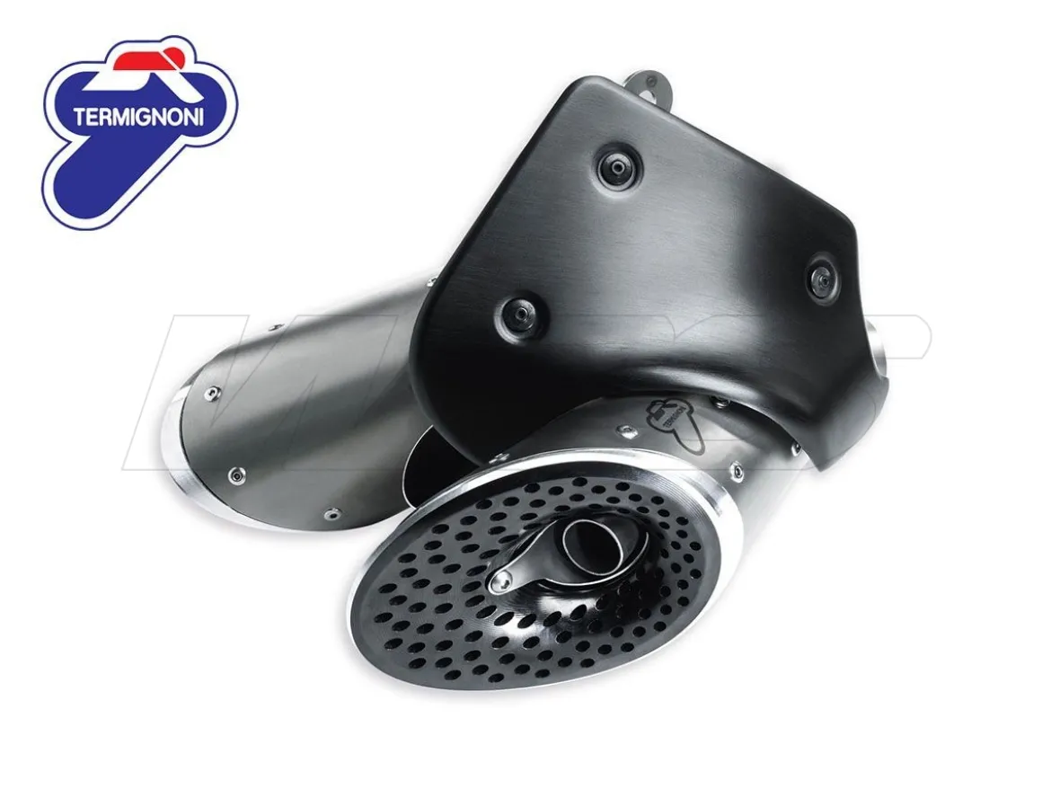 96480933A COPPIA TERMINALI RACING TERMIGNONI INOX DUCATI XDIAVEL 1200 2016-2018