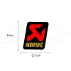 ADESIVO TERMICO FONDELLO 57X60 MM AKRAPOVIC ALTE TEMPERATURE UNIVERSALE