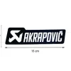 ADESIVO TERMICO MONOCROMATICO 150X42 MM AKRAPOVIC ALTE TEMPERATURE UNIVERSALE