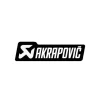 ADESIVO TERMICO MONOCROMATICO 135X40 MM AKRAPOVIC ALTE TEMPERATURE UNIVERSALE