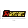 ADESIVO TERMICO 180X53 MM AKRAPOVIC ALTE TEMPERATURE UNIVERSALE