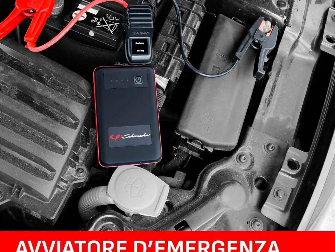 AVVIATORE DI EMERGENZA + POWERBANK LITHIUM BOOSTER SL471 12V 600A SCHUMACHER