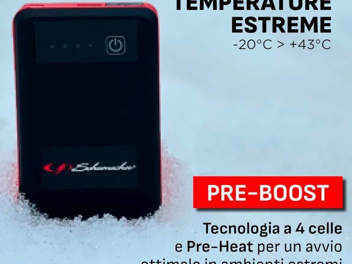 AVVIATORE DI EMERGENZA + POWERBANK LITHIUM BOOSTER SL471 12V 600A SCHUMACHER