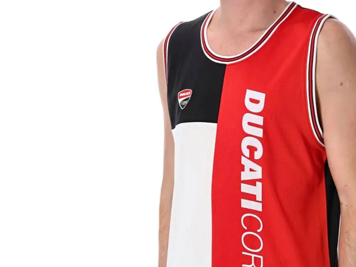 2536005 CANOTTA UFFICIALE DUCATI CORSE COLOR BLOCK