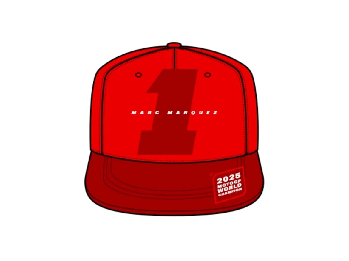 2543013 CAPPELLINO BASEBALL UFFICIALE MARC MARQUEZ 93 WORLD CHAMPION 2025