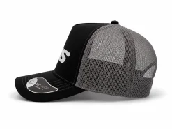 CAPPELLINO CON VISIERA ORIGINALE WRS NERO GRIGIO