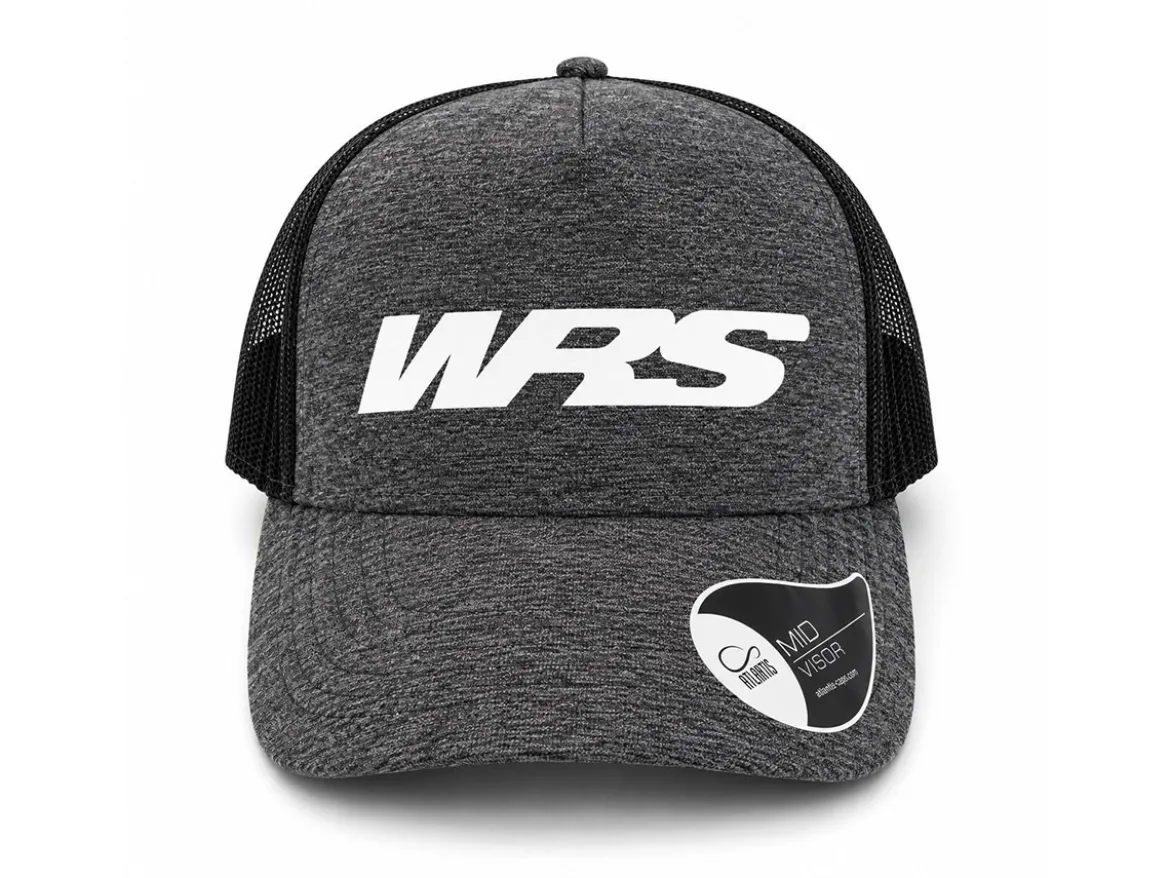 CAPPELLINO CON VISIERA ORIGINALE WRS GRIGIO MELANGE