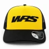 CAPPELLINO CON VISIERA ORIGINALE WRS NERO GIALLO