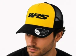 CAPPELLINO CON VISIERA ORIGINALE WRS NERO GIALLO