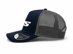 CAPPELLINO CON VISIERA ORIGINALE WRS BLU GRIGIO
