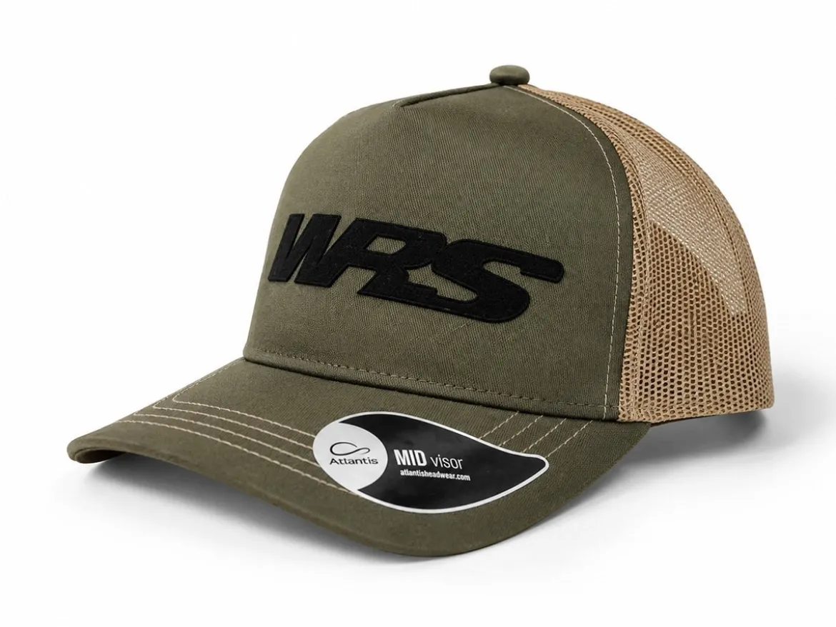 CAPPELLINO CON VISIERA ORIGINALE WRS GIALLO SENAPE NERO