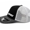 CAPPELLINO CON VISIERA ORIGINALE WRS GRIGIO MELANGE NERO E BIANCO