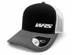 CAPPELLINO CON VISIERA ORIGINALE WRS GRIGIO MELANGE NERO E BIANCO
