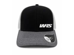 CAPPELLINO CON VISIERA ORIGINALE WRS GRIGIO MELANGE NERO E BIANCO