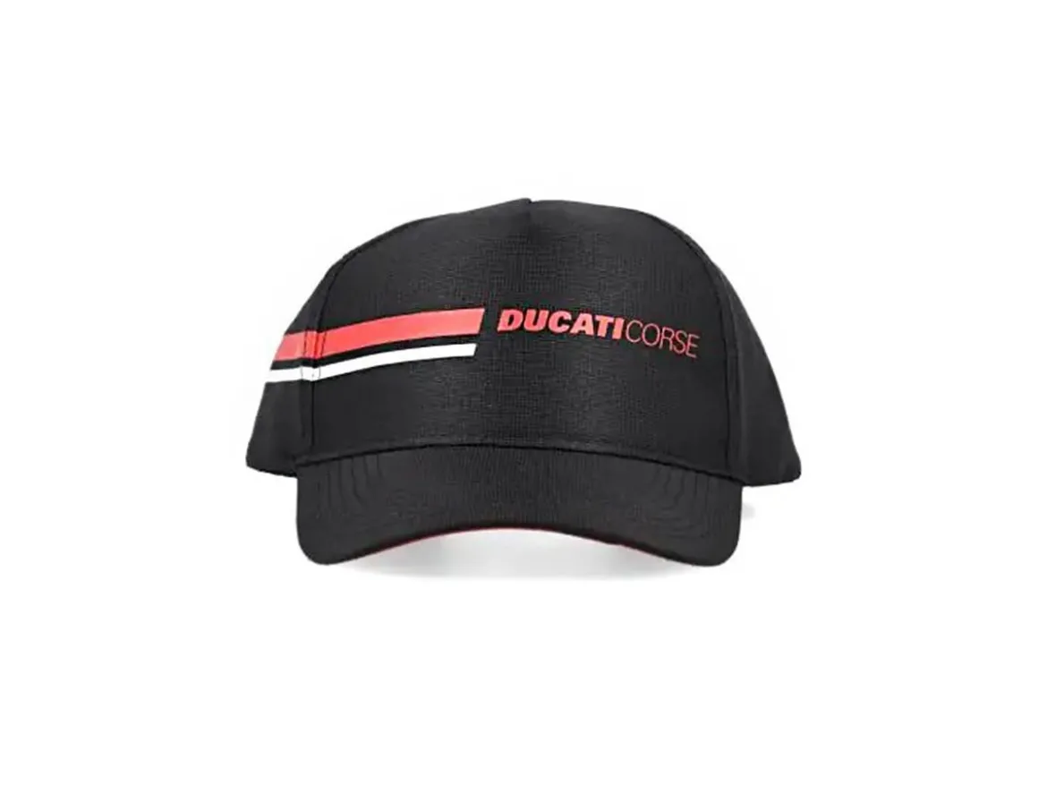 2346004 CAPPELLINO UFFICIALE DUCATI CORSE BANDE LOGO