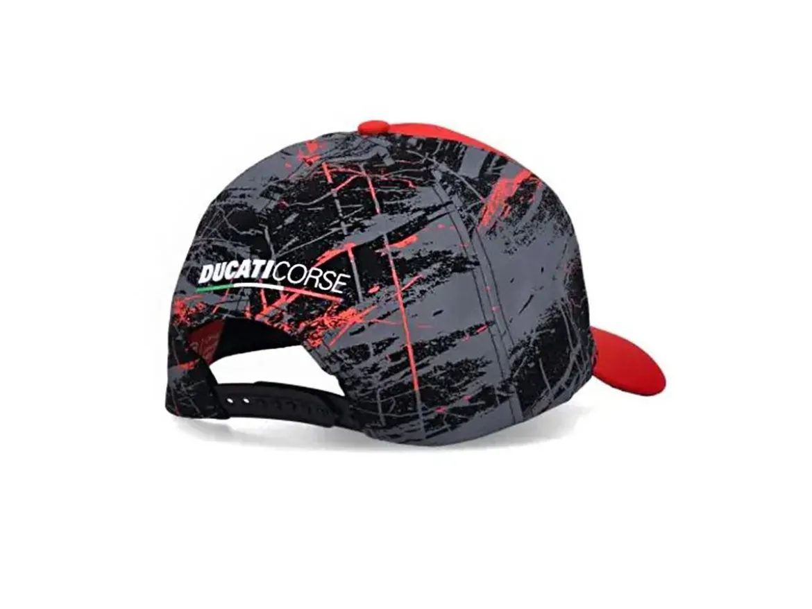2546002 CAPPELLINO UFFICIALE DUCATI CORSE SCRATCHED TEXTURE