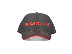 2446002 CAPPELLINO UFFICIALE DUCATI CORSE TECHNICAL BLACK AND RED