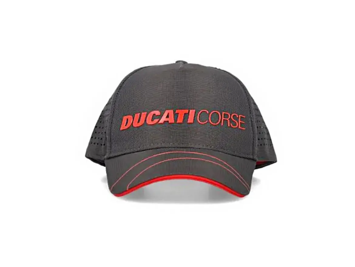 2446002 CAPPELLINO UFFICIALE DUCATI CORSE TECHNICAL BLACK AND RED