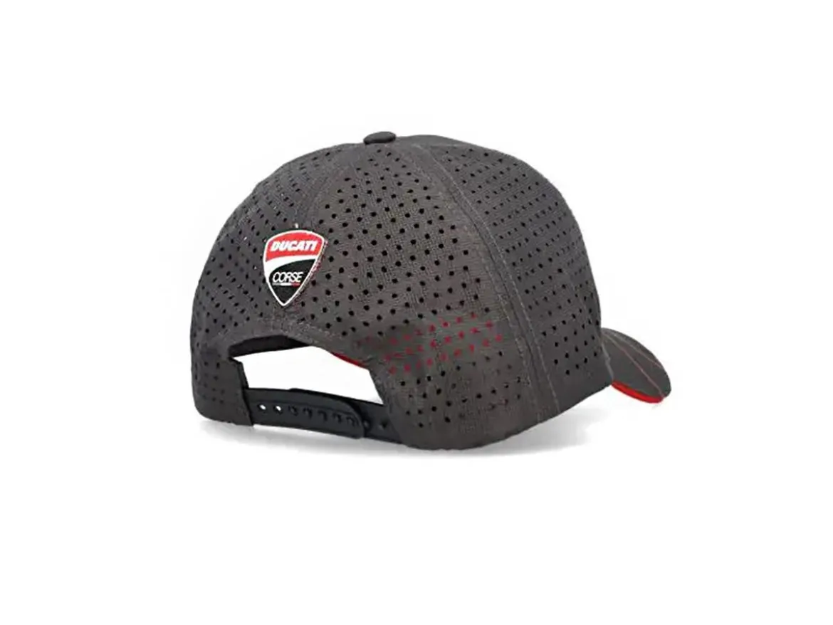 2446002 CAPPELLINO UFFICIALE DUCATI CORSE TECHNICAL BLACK AND RED