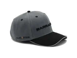 CAPPELLO GRIGIO CON VISIERA BARRACUDA UFFICIALE
