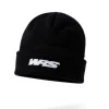 CAPPELLO INVERNALE NERO CON LOGO RICAMATO ORIGINALE WRS