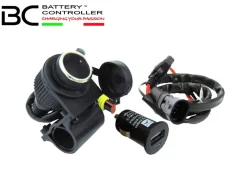 CARICA BATTERIE DA VIAGGIO + USB / ACCENDISIGARI BC BATTERY CONTROLLER 12V