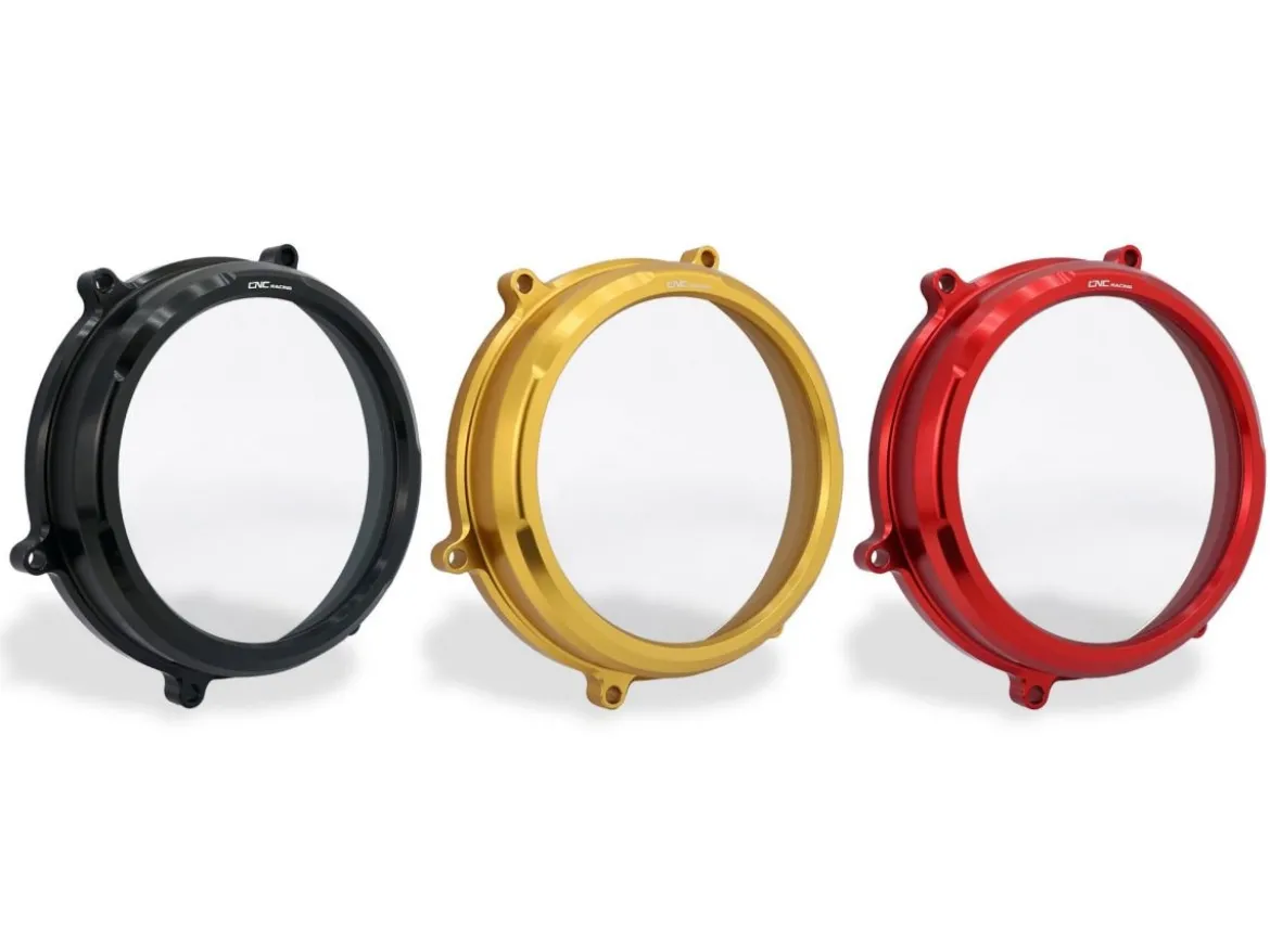 CARTER TRASPARENTE FRIZIONE OLIO CNC RACING DUCATI PANIGALE V2 2020-2022
