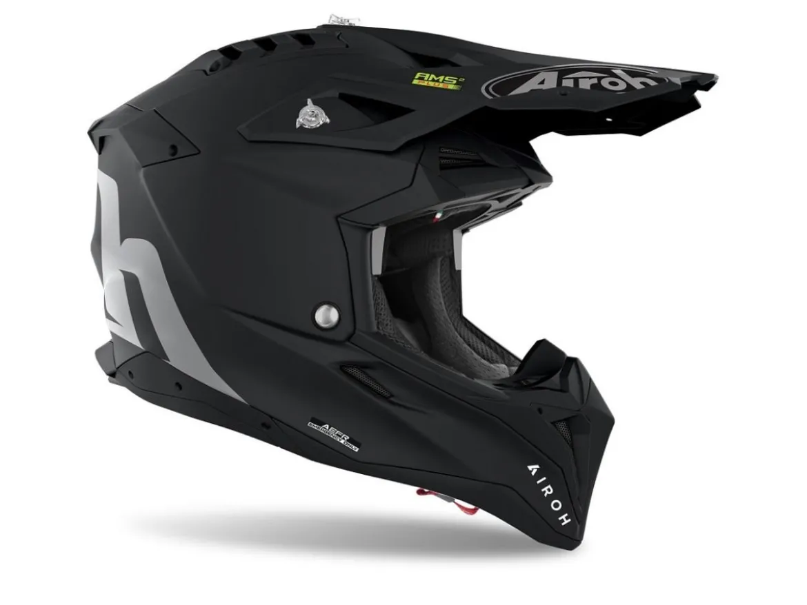 CASCO AIROH OFF ROAD AVIATOR 3 NERO OPACO MATT BLACK