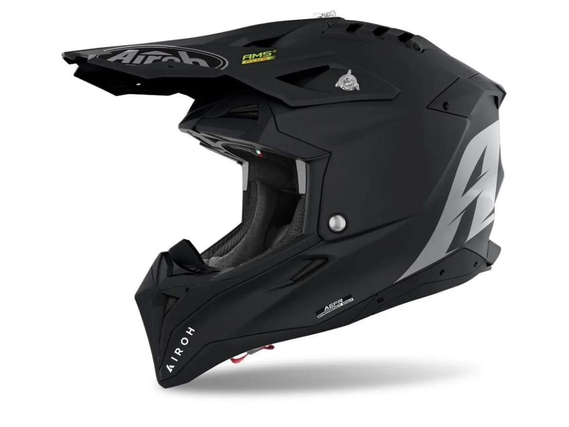 CASCO AIROH OFF ROAD AVIATOR 3 NERO OPACO MATT BLACK