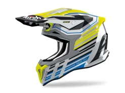 CASCO AIROH OFF ROAD STRYCKER SHADED GIALLO LUCIDO TAGLIA L