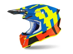 CASCO AIROH OFF ROAD TWIST 2.0 FRAME YELLOW/AZURE MATT