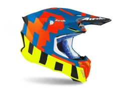 CASCO AIROH OFF ROAD TWIST 2.0 FRAME YELLOW/AZURE MATT