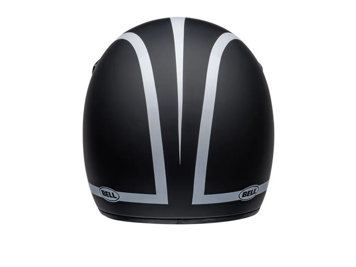 CASCO BELL MOTO-3 FASTHOUSE OLD ROAD NERO/BIANCO OPACO/LUCIDO