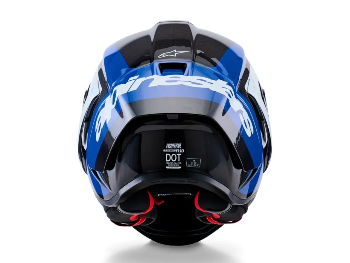 CASCO INTEGRALE ALPINESTARS SUPERTECH R10 ARIUS ECE06/DOT NERO-GIALLO FLUO