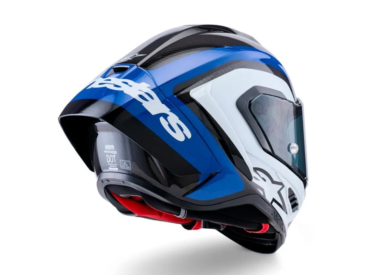 CASCO INTEGRALE ALPINESTARS SUPERTECH R10 ARIUS ECE06/DOT NERO-GIALLO FLUO