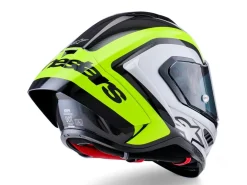 CASCO INTEGRALE ALPINESTARS SUPERTECH R10 ARIUS ECE06/DOT NERO-GIALLO FLUO