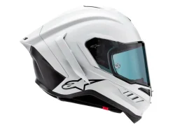 CASCO INTEGRALE ALPINESTARS SUPERTECH R10 SOLID ECE 06 BIANCO LUCIDO