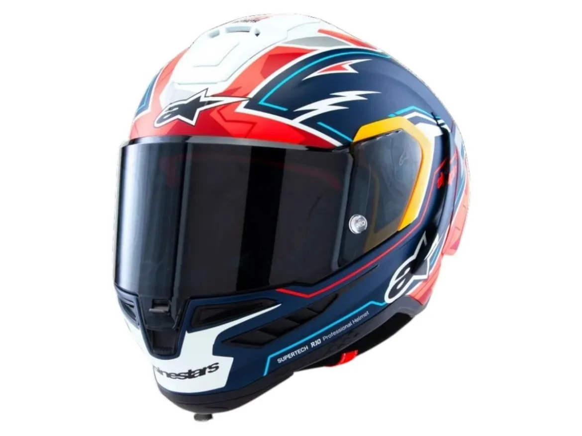 CASCO INTEGRALE ALPINESTARS SUPERTECH R10 ELEMENT ECE 06 BIANCO-NERO