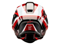 CASCO INTEGRALE ALPINESTARS SUPERTECH R10 TEAM ECE 06 ROSSO-NERO-BIANCO