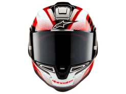 CASCO INTEGRALE ALPINESTARS SUPERTECH R10 TEAM ECE 06 ROSSO-NERO-BIANCO