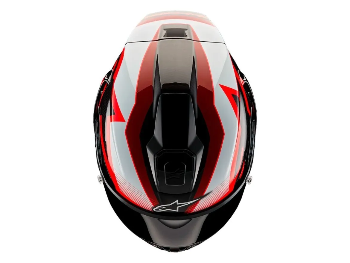CASCO INTEGRALE ALPINESTARS SUPERTECH R10 TEAM ECE 06 ROSSO-NERO-BIANCO