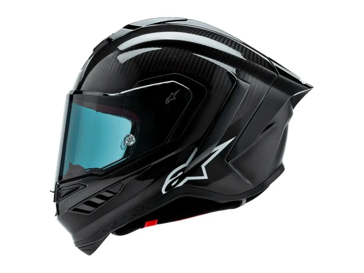 CASCO INTEGRALE ALPINESTARS SUPERTECH R10 SOLID ECE 06 CARBONIO NERO