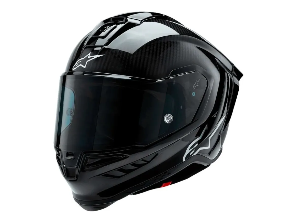 CASCO INTEGRALE ALPINESTARS SUPERTECH R10 SOLID ECE 06 CARBONIO NERO