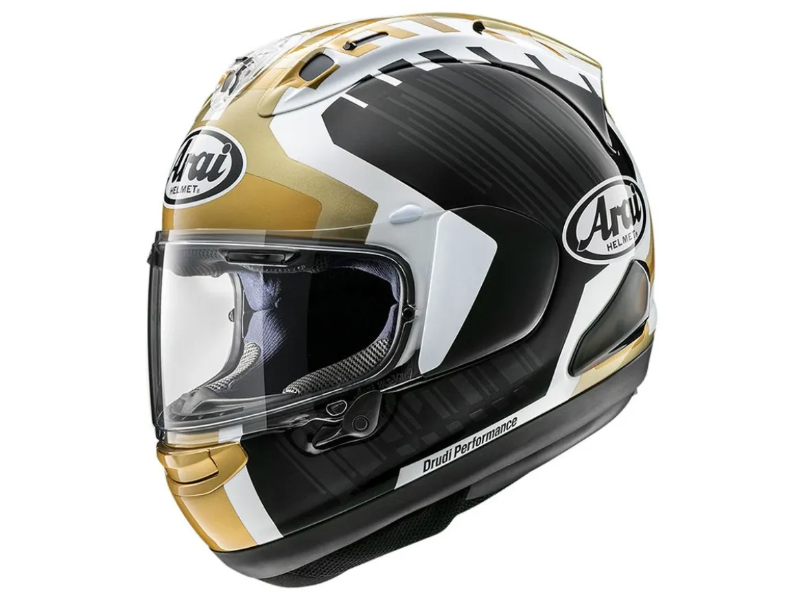 CASCO INTEGRALE ARAI RX-7 V REA GOLD EDITION