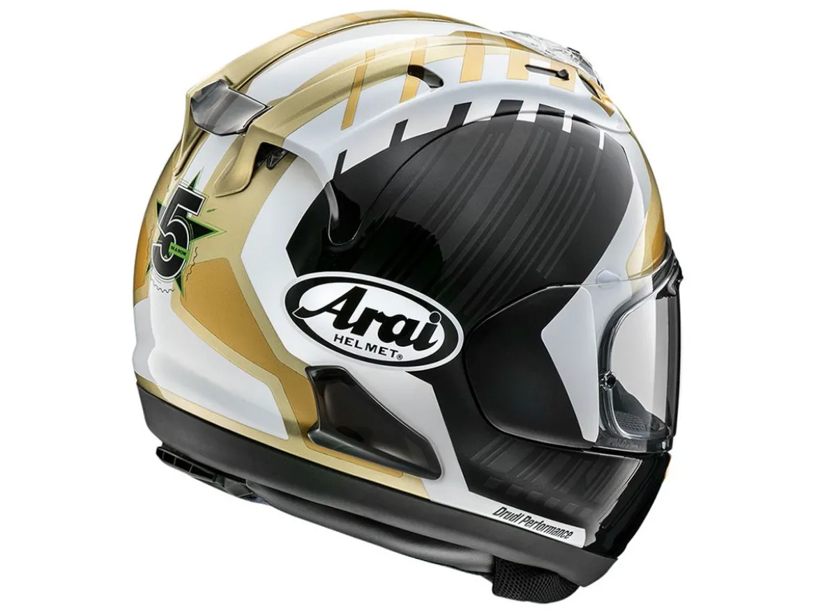 CASCO INTEGRALE ARAI RX-7 V REA GOLD EDITION