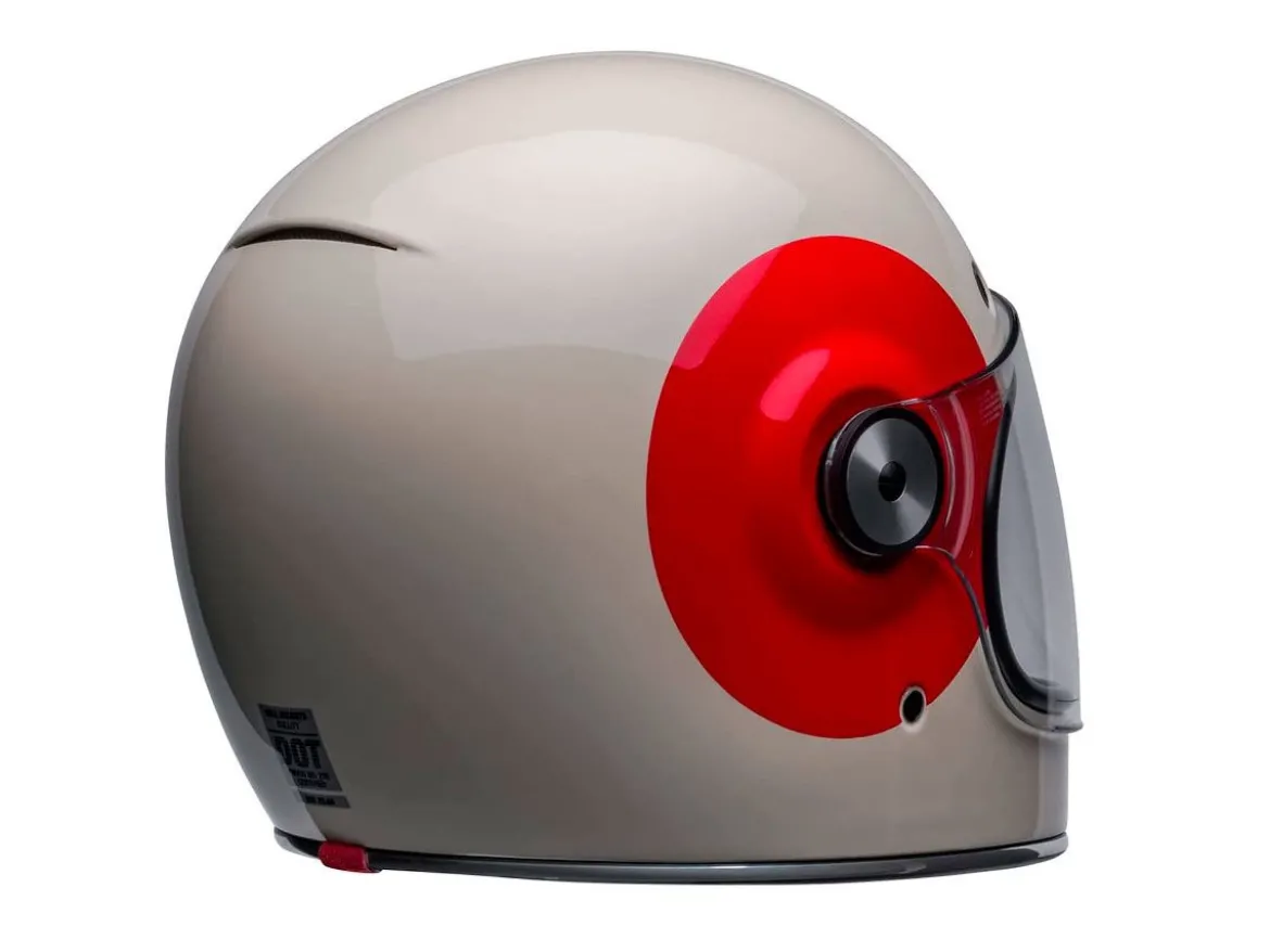 CASCO INTEGRALE BELL BULLITT TT VINTAGE BIANCO / OXBLOOD